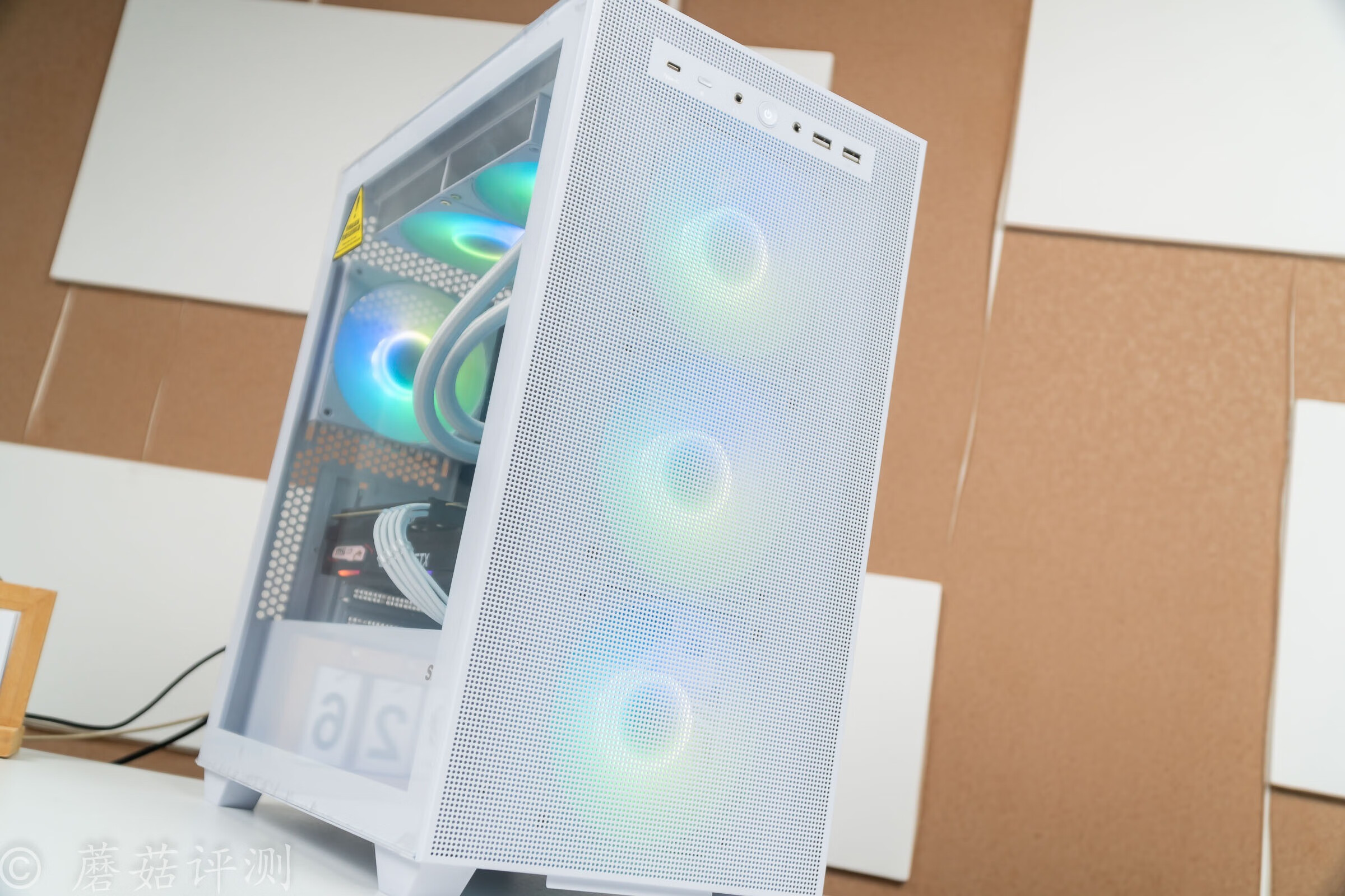 先马静音机箱散热测评,先马易大师进化版matx机箱