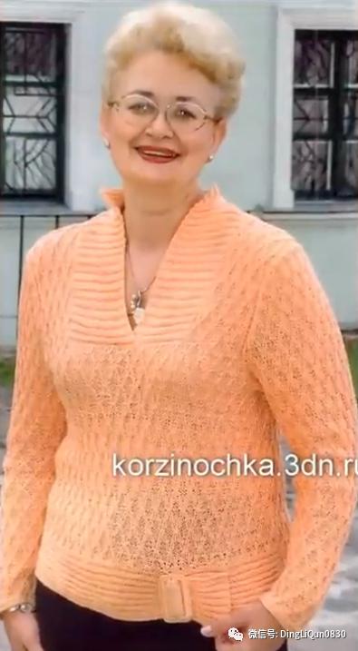 针织花样中老年,中老年春季8分袖针织