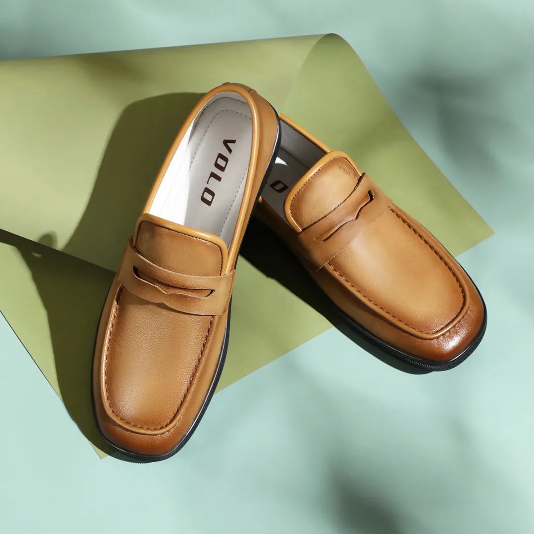 VOLO犀牛休闲豆豆鞋,犀牛女士百搭鞋