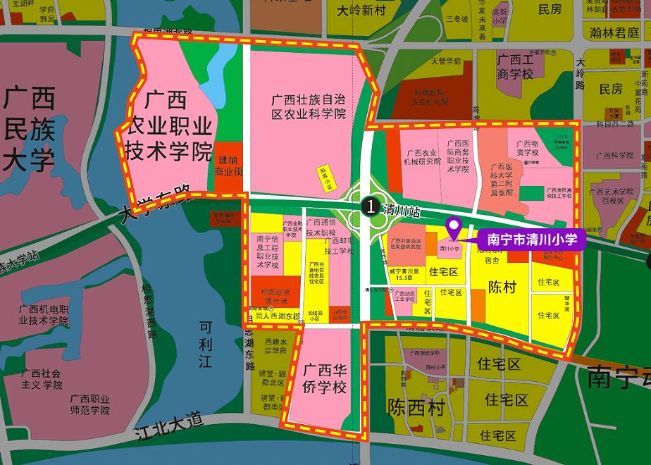 西乡塘区小学地段划分,2021西乡塘区小学划分