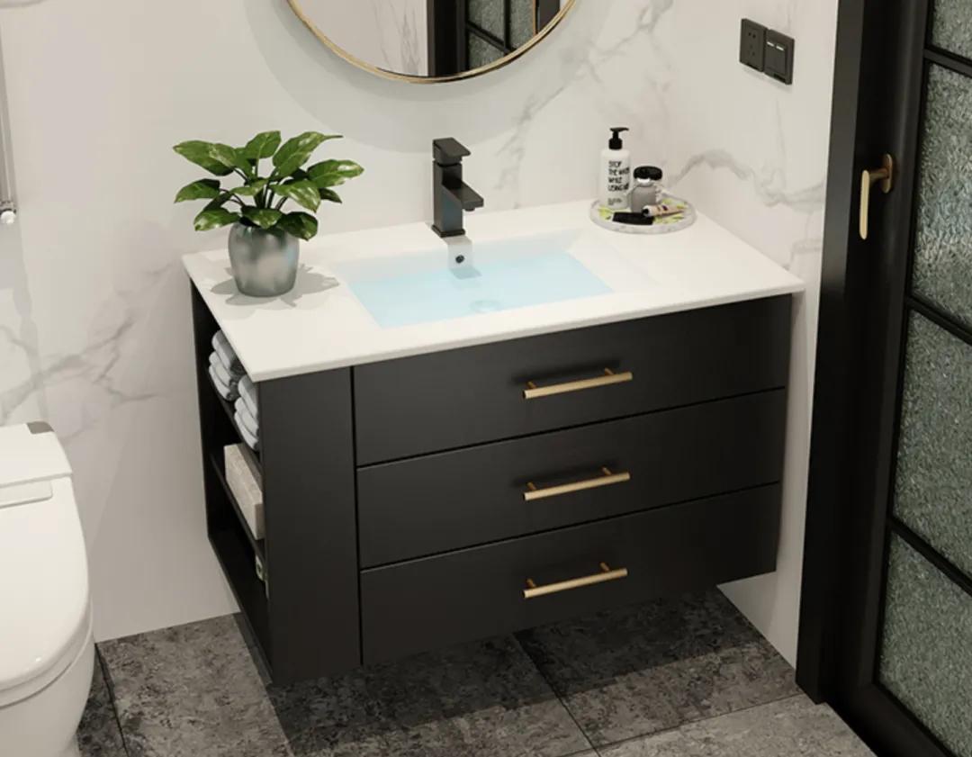 卫生间拆掉浴室柜,用浴室柜拯救你家凌乱的卫生间