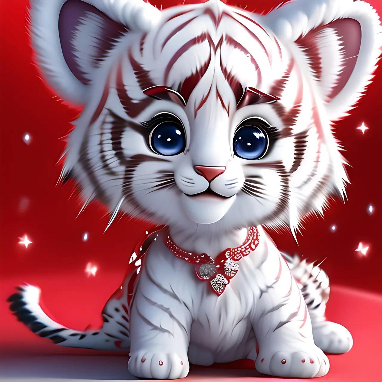 新年小老虎可爱头像图片,微信小老虎头像图片大全