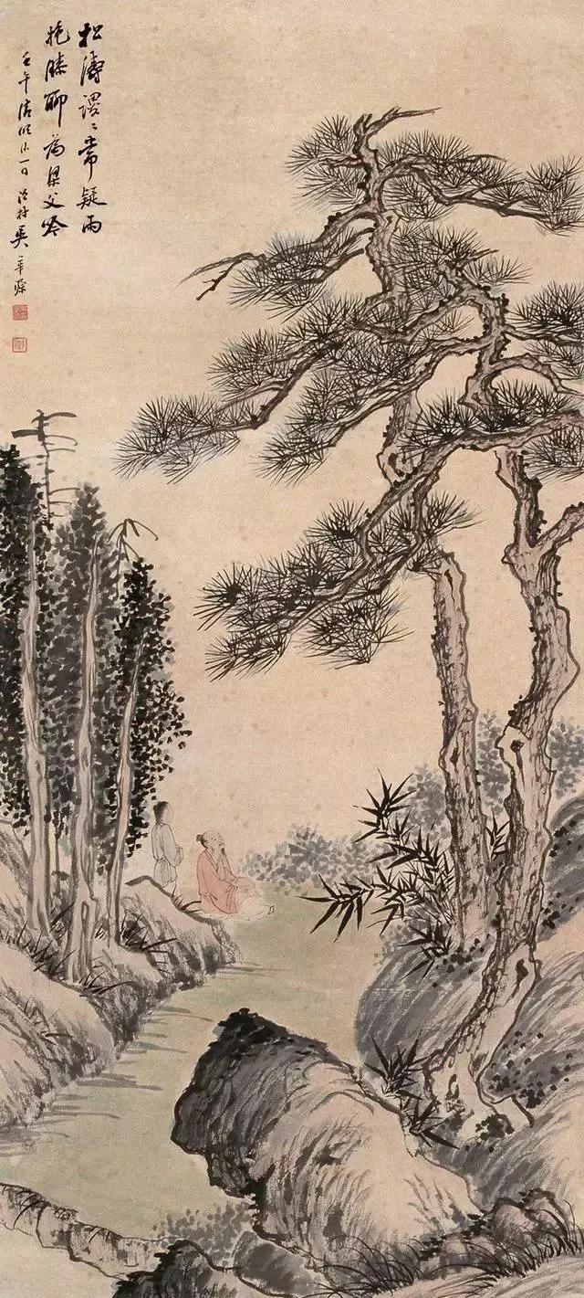 国画山水画中的四季的景色,35幅绝美山水图这才是国画的灵魂