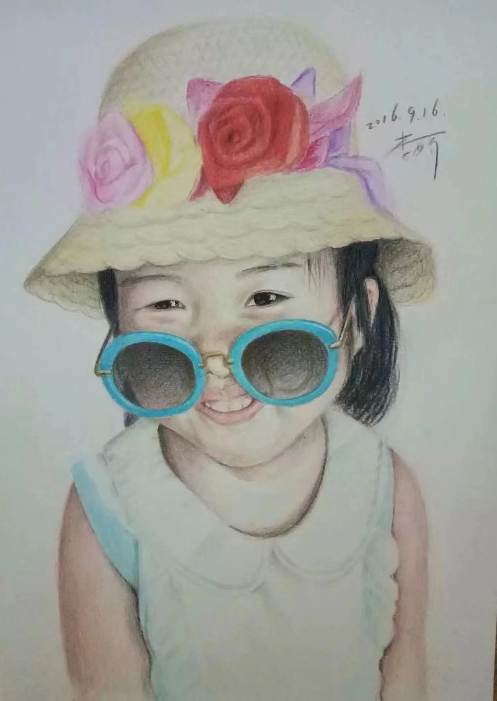 《草原王者》——李娟粉画、彩铅画作品作者：铁二代李娟