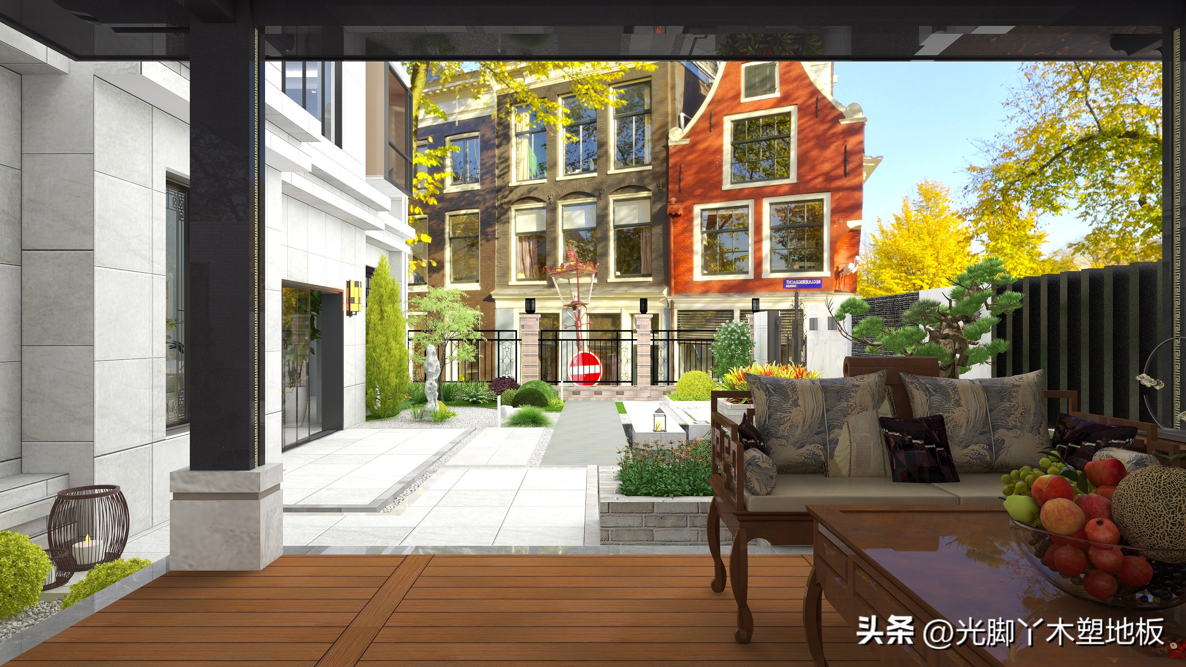 园林绿化户外塑木,木塑板材环保