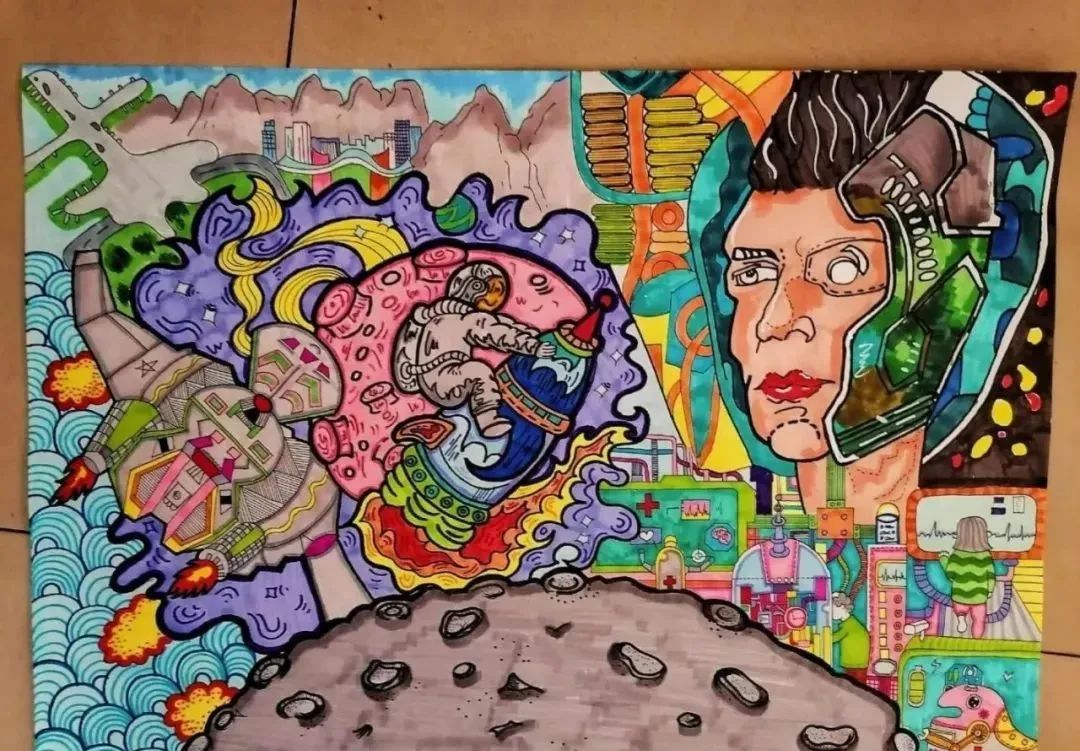 科幻画大全让科学插上艺术的翅膀,插上梦想的翅膀科幻画