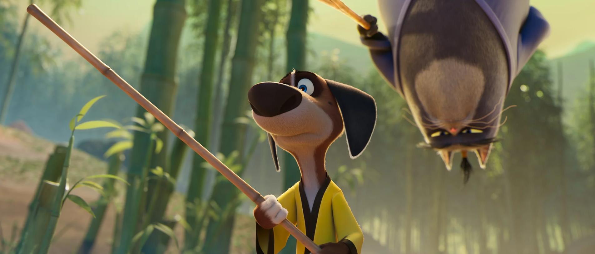 英国猫教狗用中国方式学日本剑道?动画片《猫狗武林》带你开开眼