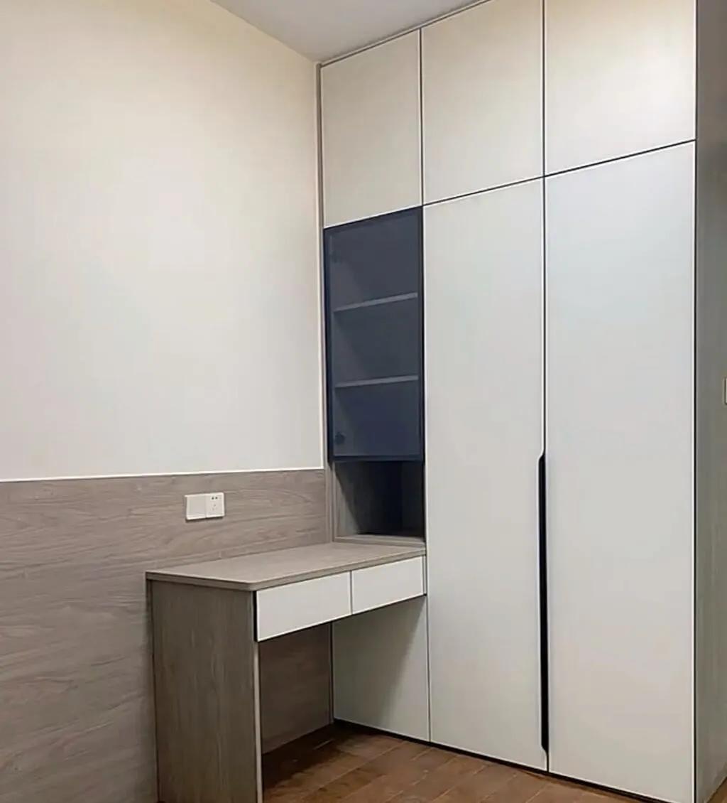 衣柜写字桌一体桌尺寸,衣柜写字桌一体新款