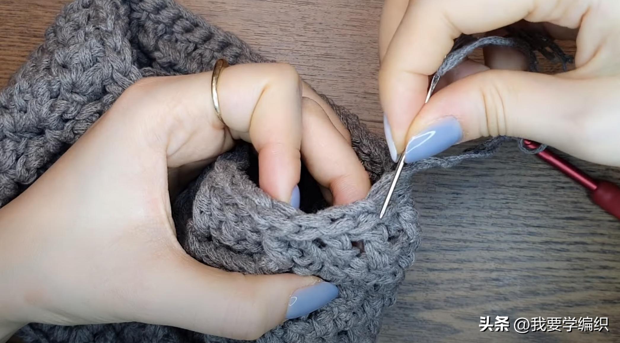 斜挎迷你小包的钩织,钩小包教程斜挎包