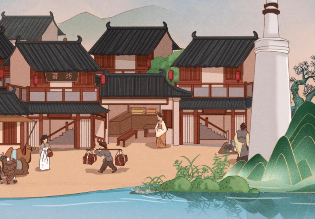 宋代对外贸易转向海洋的原因,宋朝商人通过什么进行交易