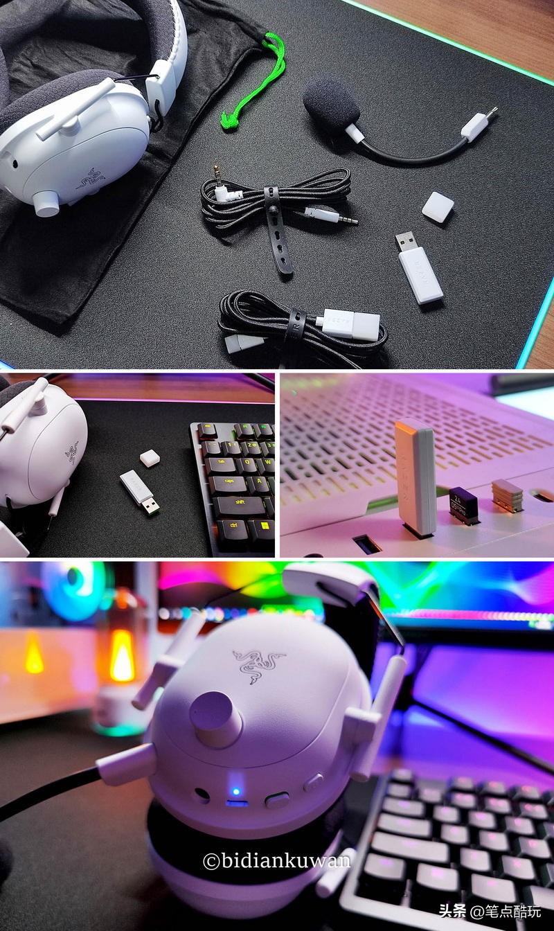 轻盔白甲，闻声激战，雷蛇旋风黑鲨V2专业版无线头戴式耳机体验