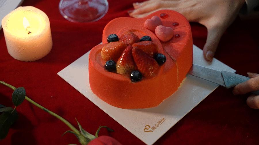 适合做情人节的蛋糕,情人节爆浆蛋糕