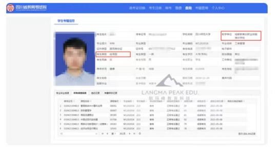 自考考籍是什么,自考考籍表