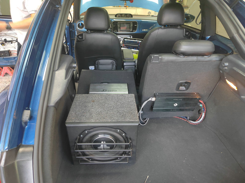 大众甲壳虫改劲浪音响,甲壳虫音响升级改装长沙