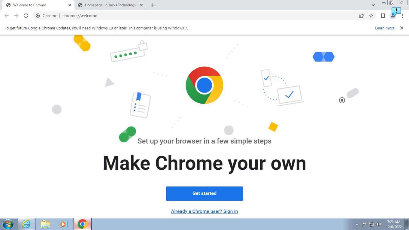 chrome不支持win7系统还能用吗,谷歌chrome支持win7