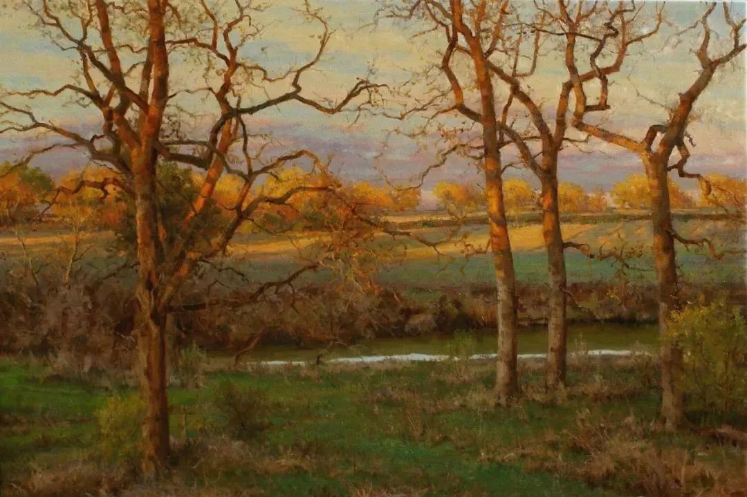 大师笔触生动的风景油画,视觉冲击力很强的风景油画图片