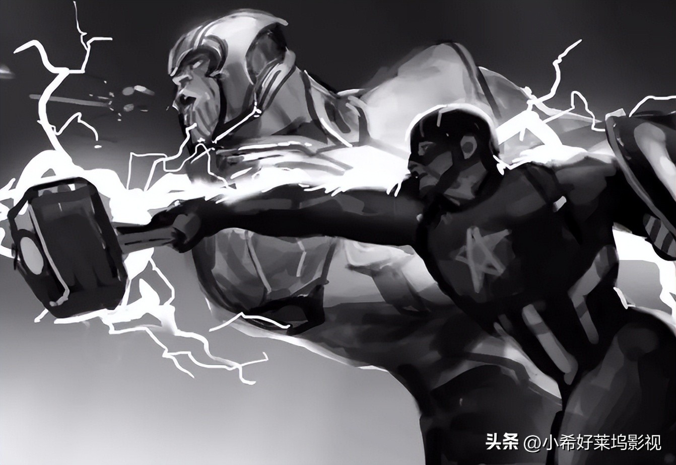 复联4三巨头对决灭霸,复联4三巨头战灭霸现场版