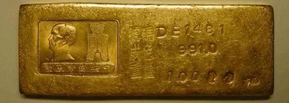 民国一根金条多少人民币,民国时期100根金条兑现多少块银元