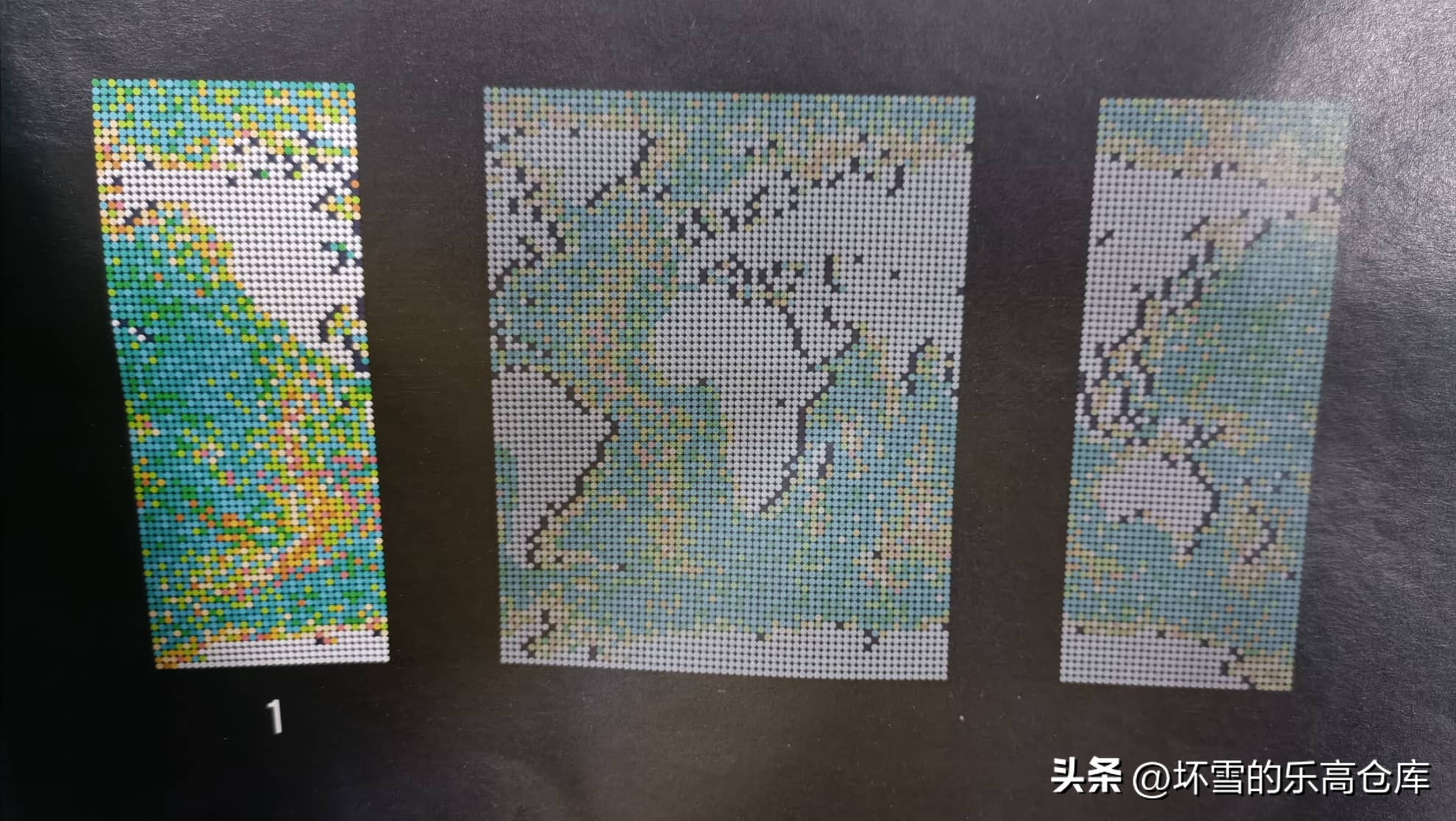 乐高是男人的十字绣吗,乐高世界地图系列