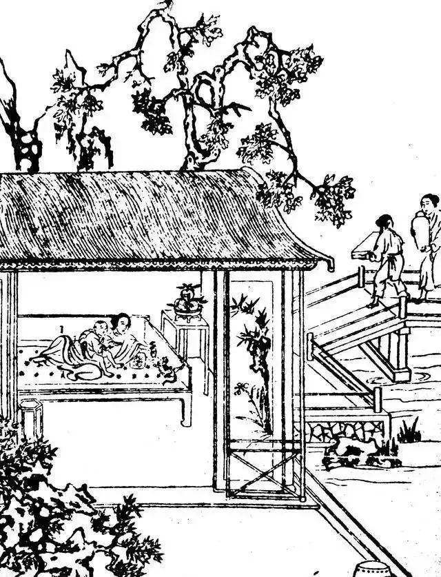 罗汉床卧具效果图,罗汉床卧具