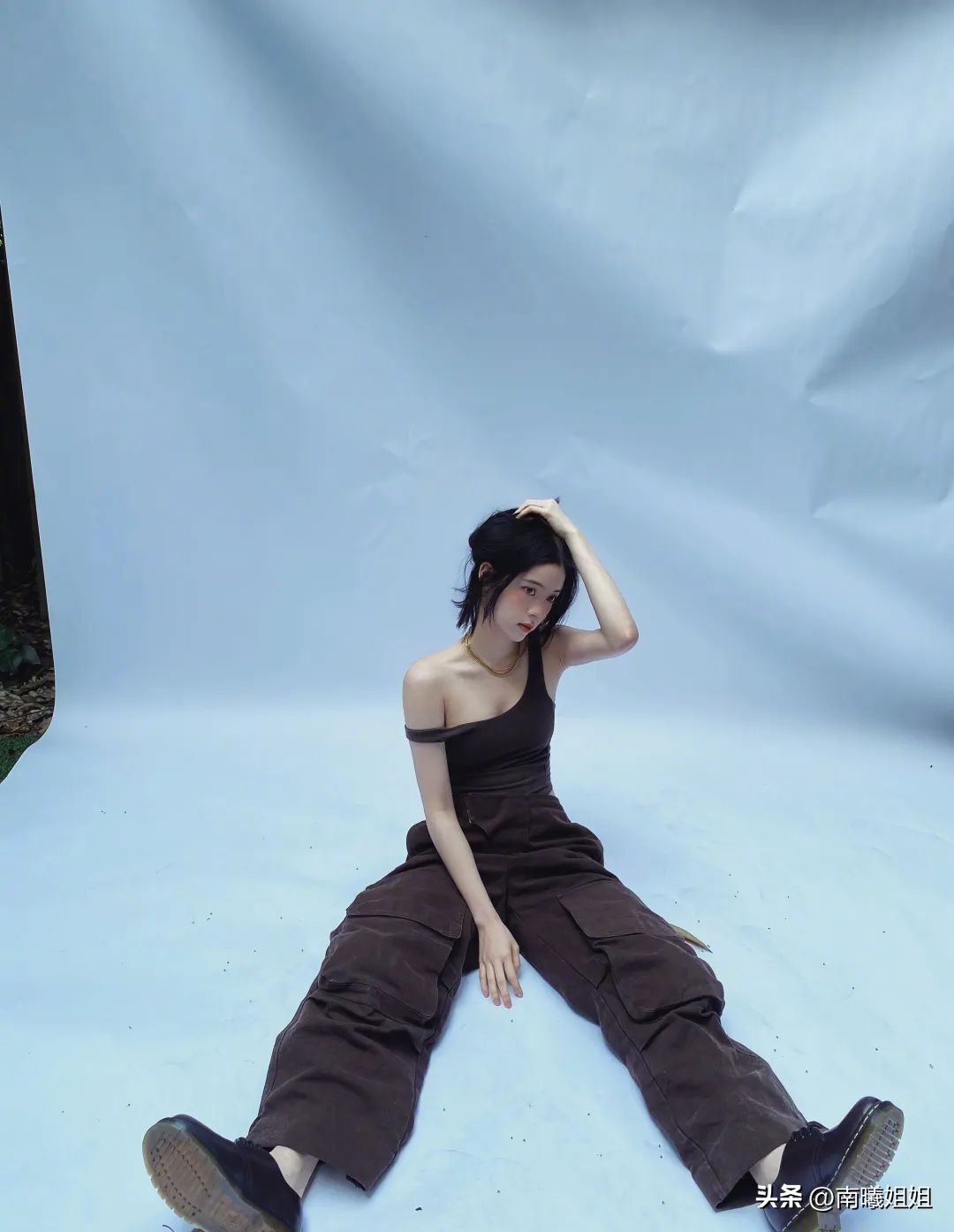 欧阳娜娜夏季工装裤,欧阳娜娜同款串标裤