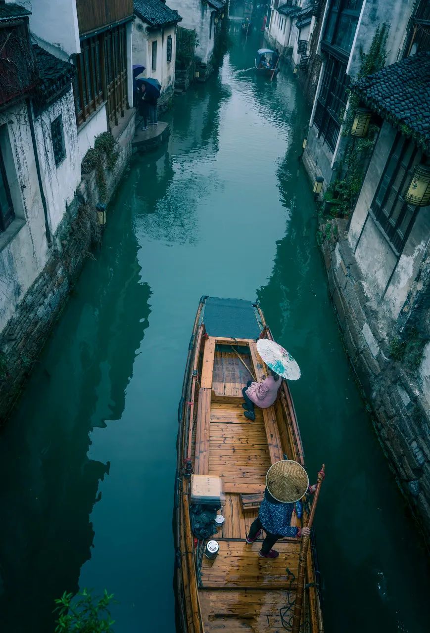 中国第一水乡周庄美景图片,苏州古镇周庄中国第一水乡