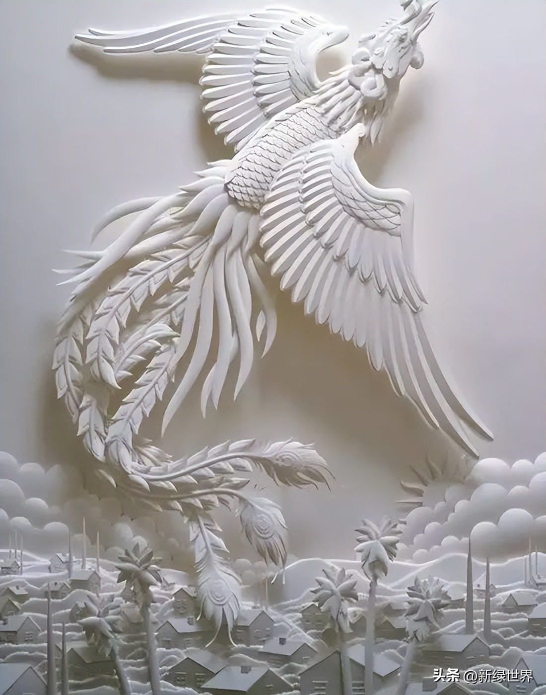 一组纸艺作品,令人惊艳的纸艺作品