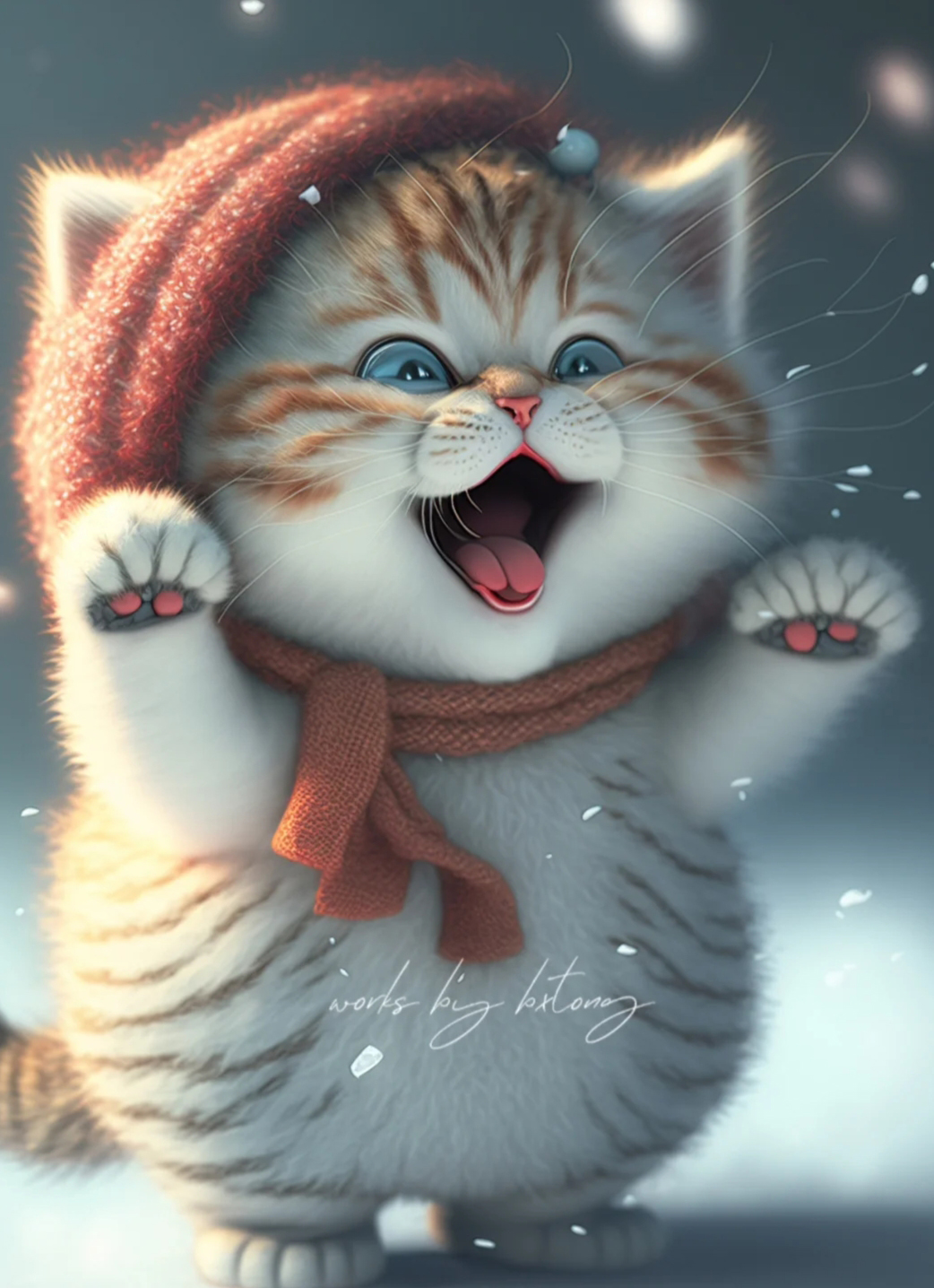 治愈橘猫壁纸图片,胖猫壁纸