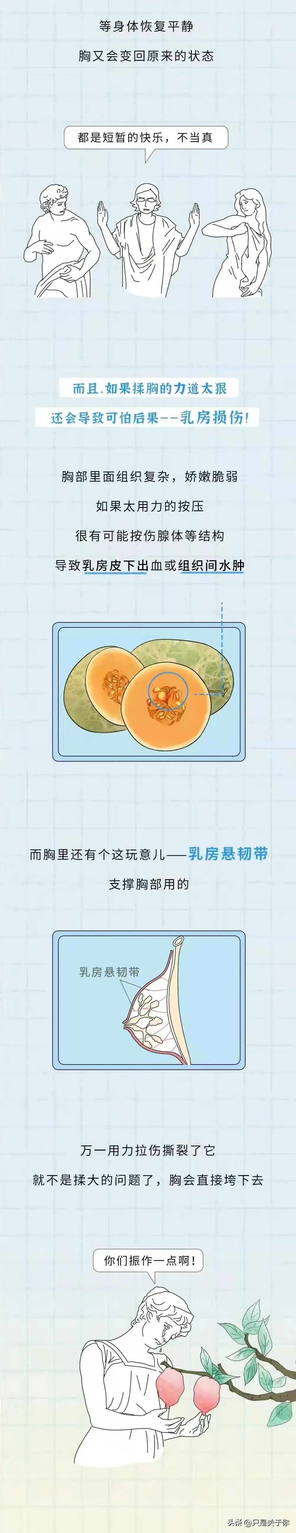 漫画：为什么男人不能对女人的胸部下狠手？