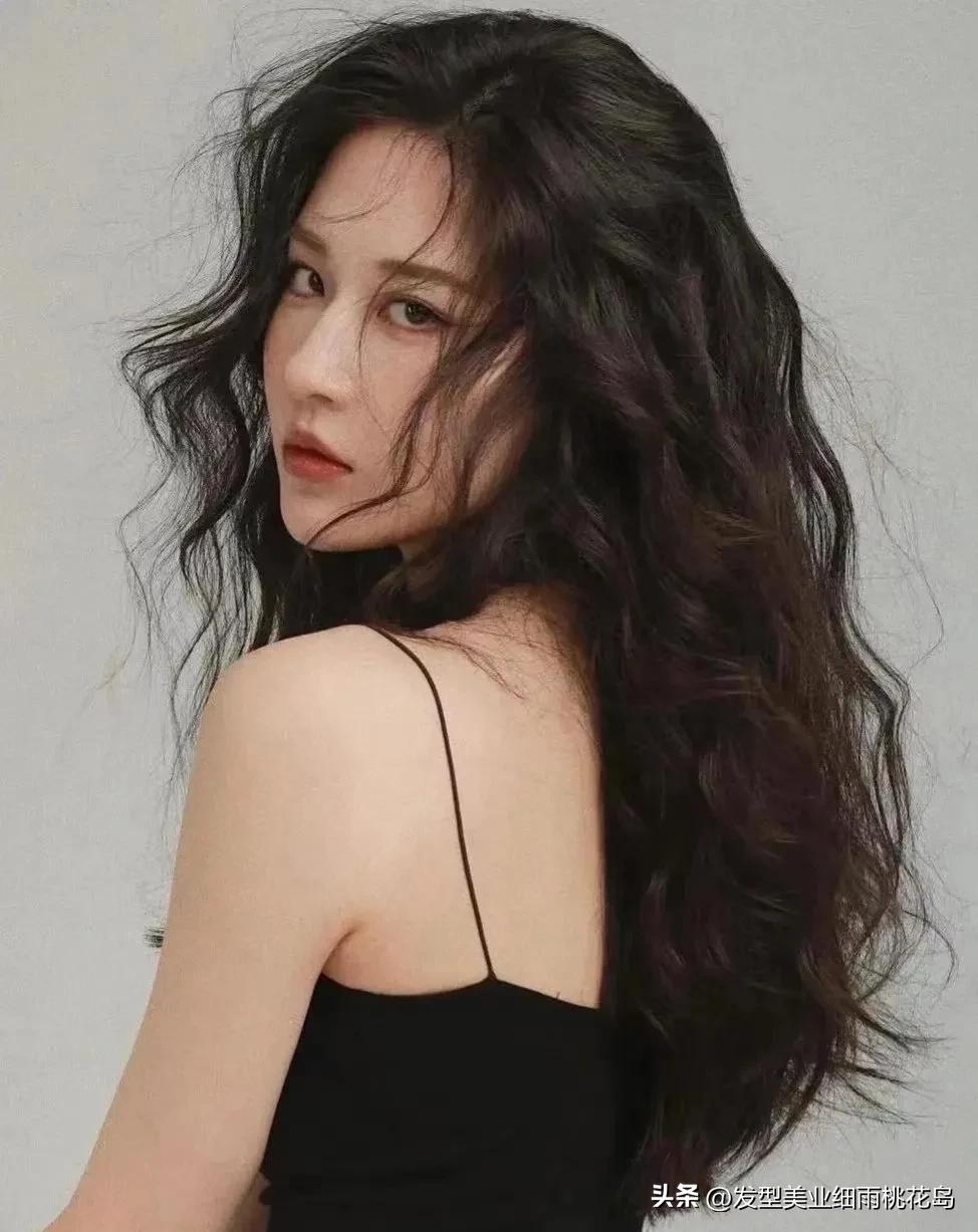 中长发似卷非卷空气烫,法式卷烫中长发小卷