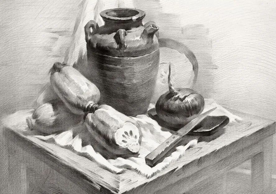 边缘线素描训练,素描边缘处理教程