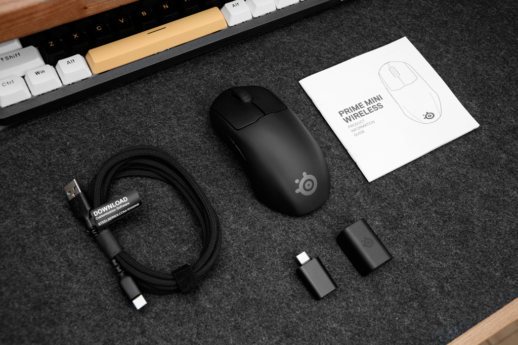 赛睿PrimeMiniWL无线游戏鼠标,平替GPW