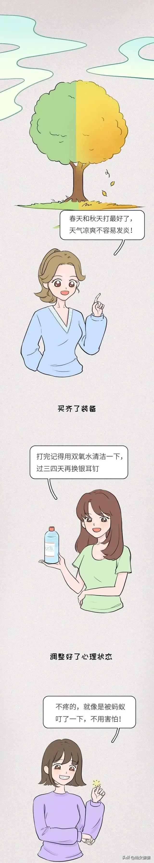 打耳洞体验,在家体验打耳洞