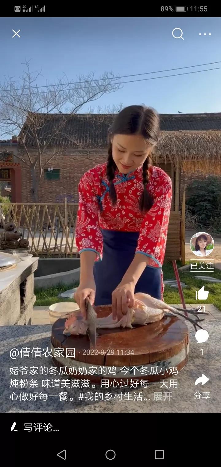 奶奶养的鸡逃了,奶奶养了两年没舍得吃的鸡