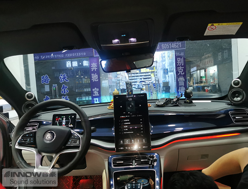 比亚迪秦pro咋样改装音响,比亚迪秦改装高音