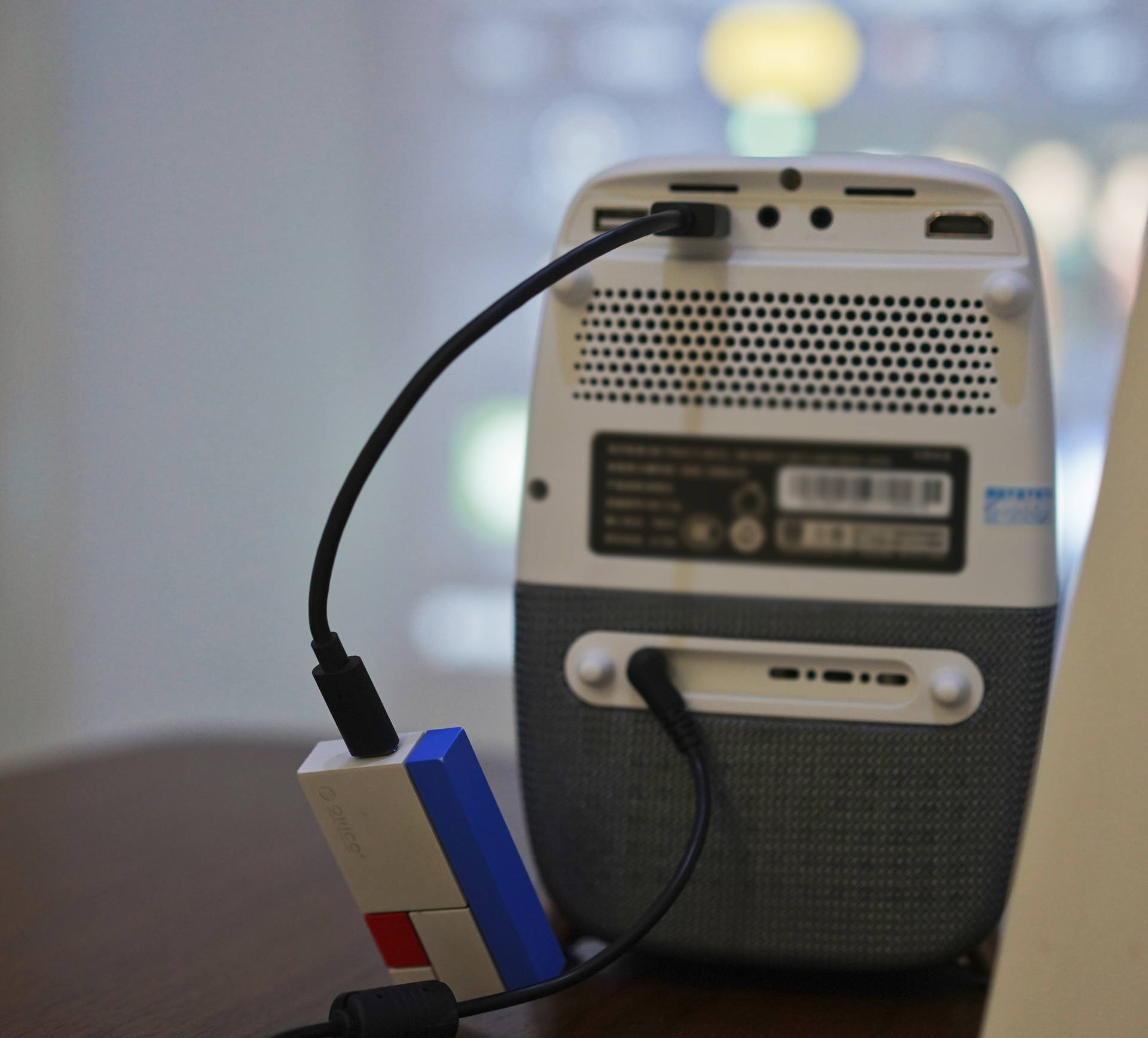 泰捷weboxt1投影200寸效果,泰捷weboxt1和小明投影对比