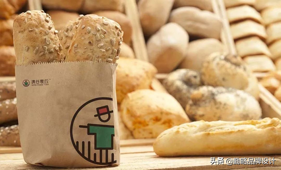 豫粮集团|清谷麦丘岩烧乳酪品牌包装设计