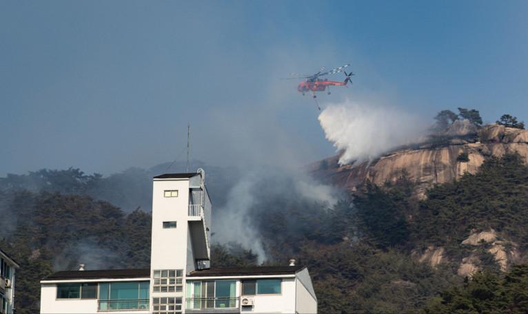 韩国首尔景福宫和青瓦台,韩国森林大火最新