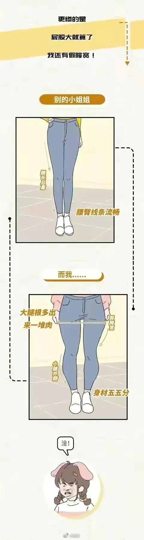 腿粗女孩漫画,女生腿粗漫画