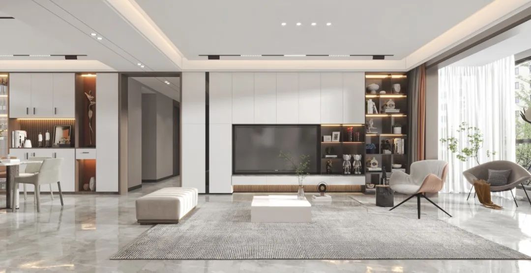 优嘉亿美电视柜这样装，客厅颜值瞬间提升100倍