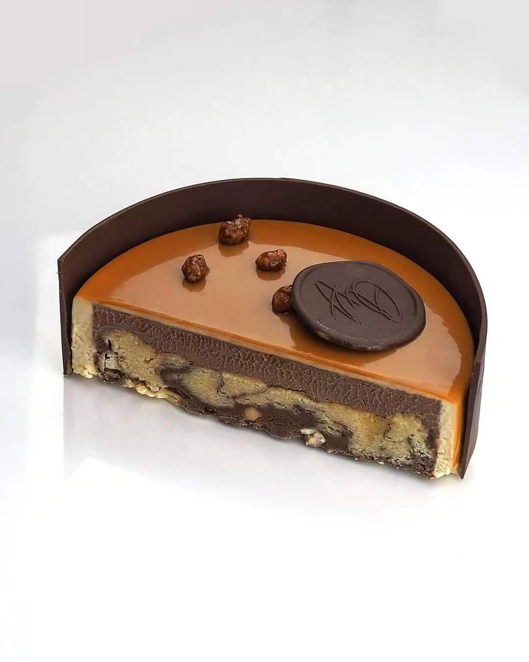 蛋糕切面,蛋糕两层夹心切面图片