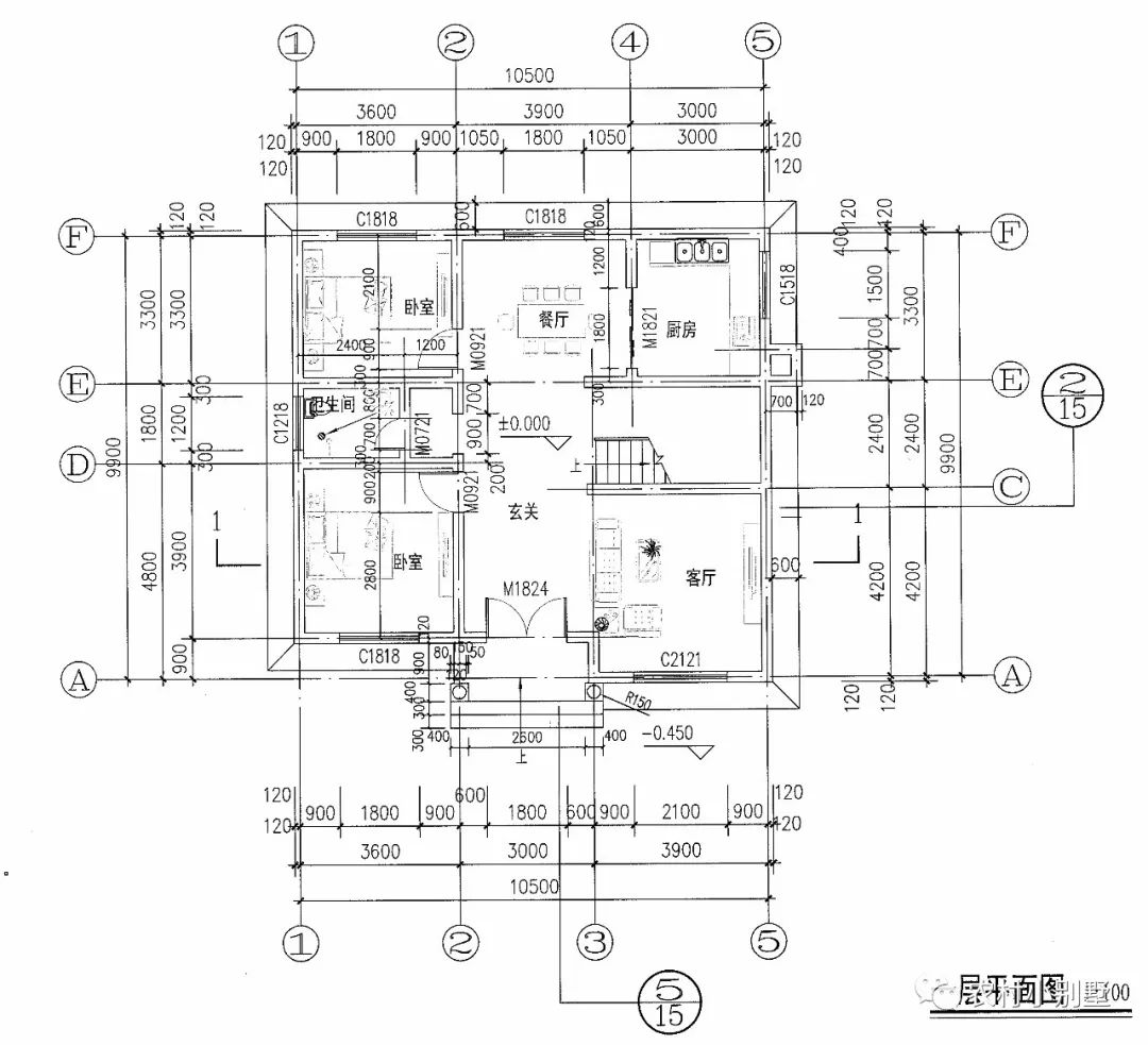 农村自建别墅带柴火灶设计,农村带堂屋柴火灶三层别墅实拍图
