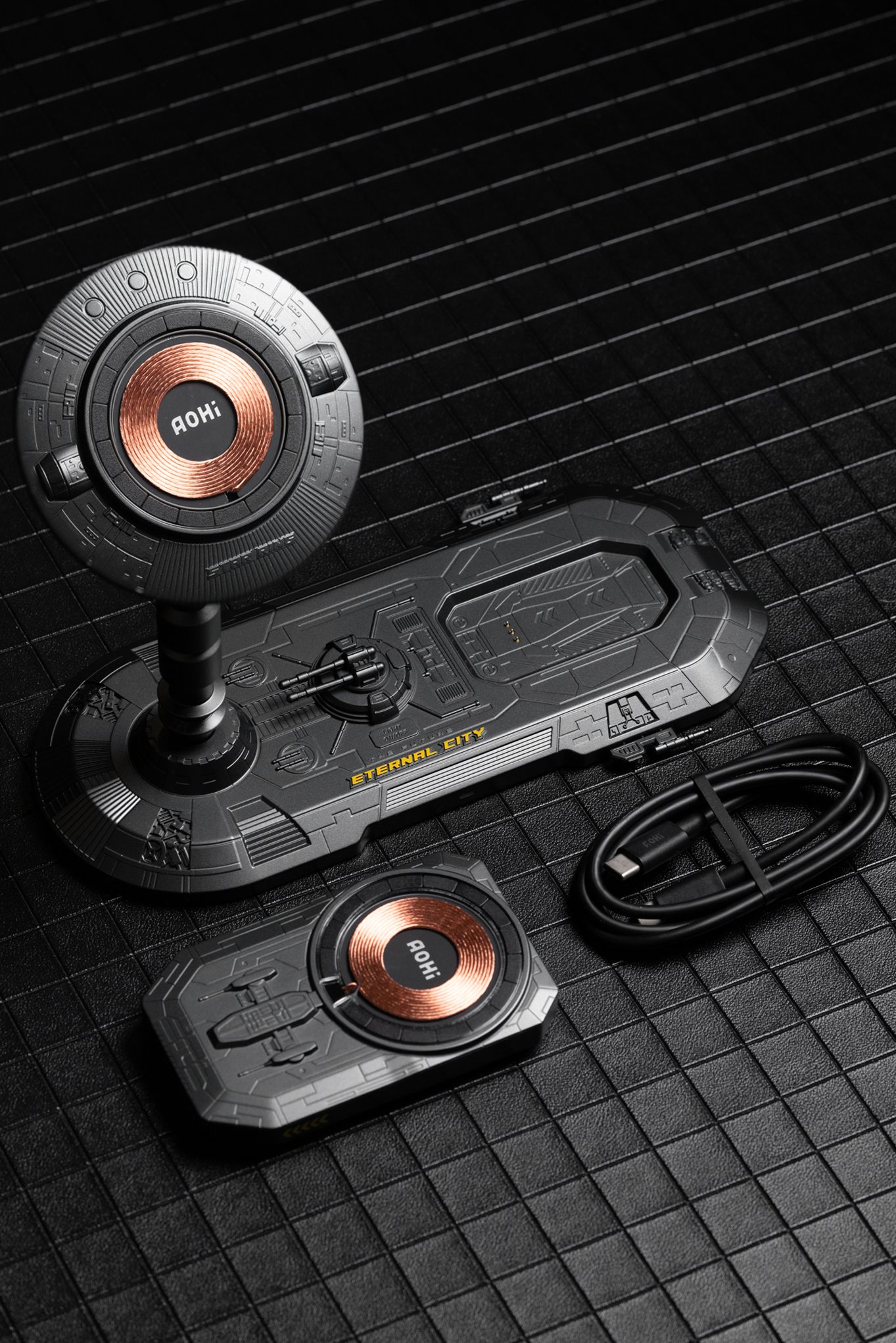 自己拼装一套无线充电器是什么体验？Aohi永恒之城无线充电器