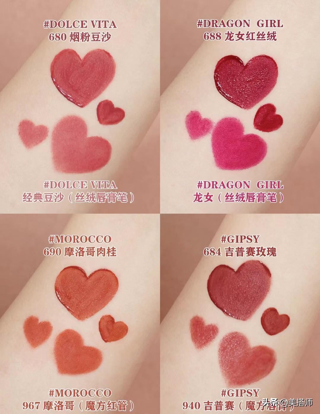 nars空气唇霜糖渍草莓,narsdolcevita试色空气唇霜