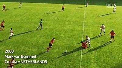 贝克汉姆中场吊射绝杀希腊,贝克汉姆的成名绝技