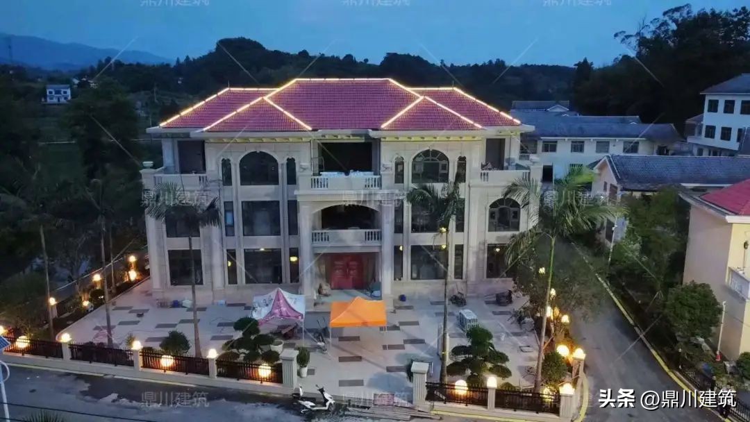 最豪华的农村别墅,农村高端豪华四层别墅真土豪