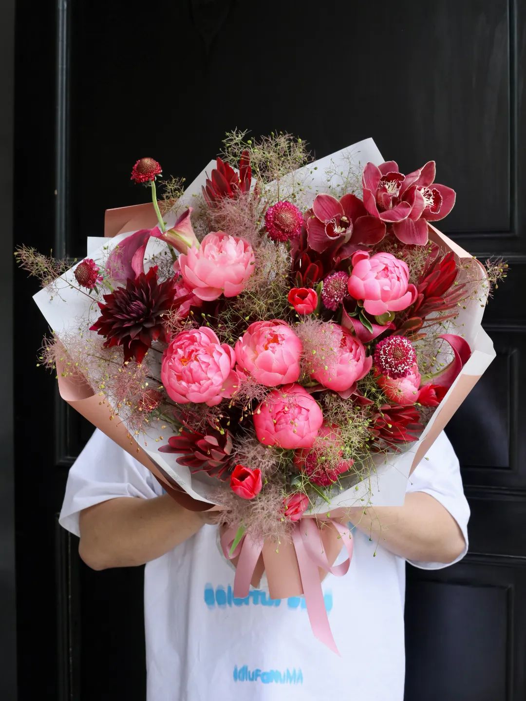 可爱玩具花束,可爱刺绣玩具