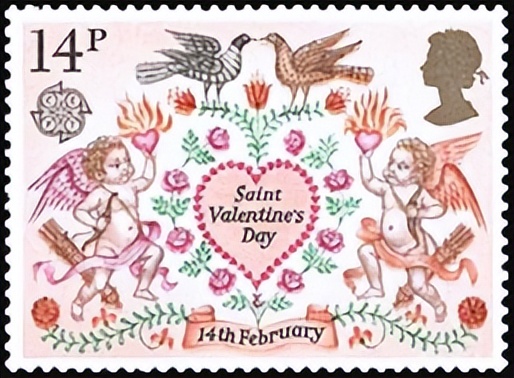 中国七夕情人节邮票,邮政情人节邮票