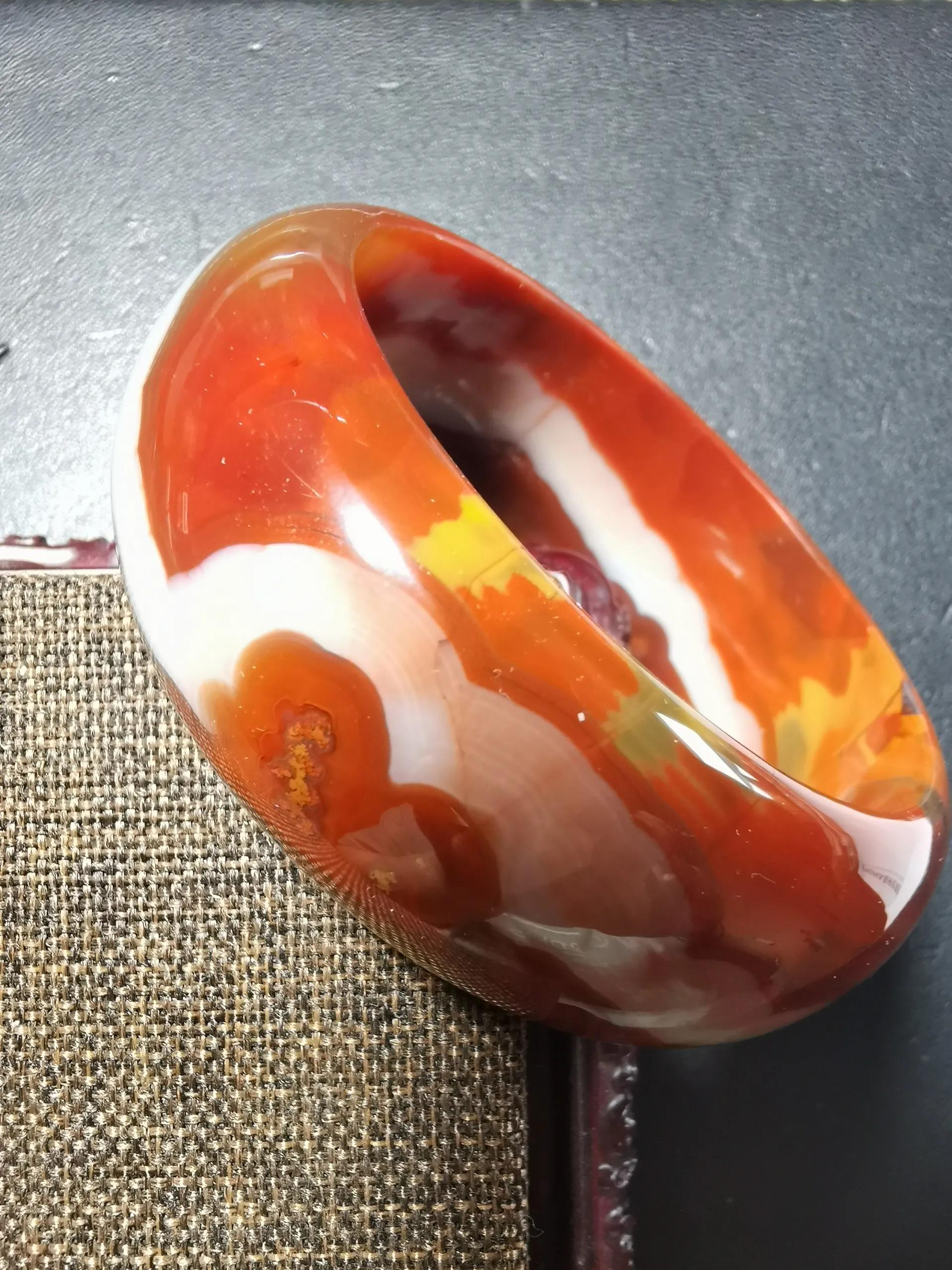 战国红红玛瑙手镯值多少钱,河北宣化战国红玛瑙手镯