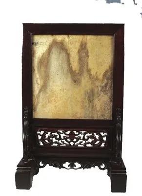 奢石绿屏风隔断,奢石小屏风